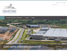 Tablet Screenshot of claescremer.com